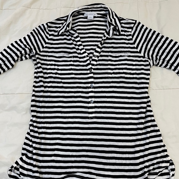 Liz Claiborne Cotton Tee - Picture 2 of 7